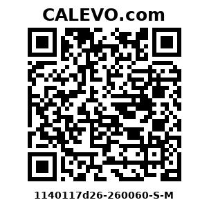 Calevo.com Preisschild 1140117d26-260060-S-M