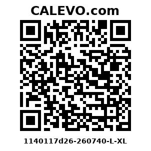 Calevo.com Preisschild 1140117d26-260740-L-XL