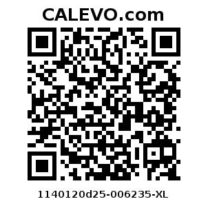 Calevo.com Preisschild 1140120d25-006235-XL