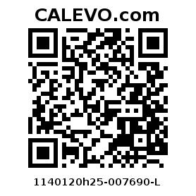 Calevo.com Preisschild 1140120h25-007690-L