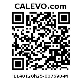 Calevo.com Preisschild 1140120h25-007690-M