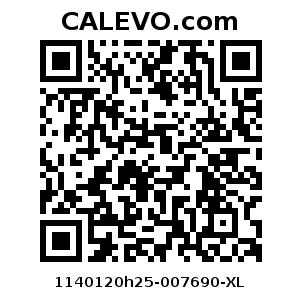 Calevo.com Preisschild 1140120h25-007690-XL