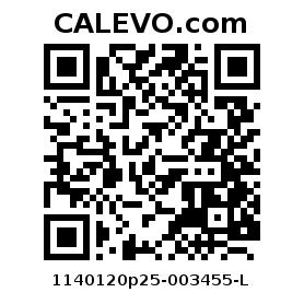 Calevo.com Preisschild 1140120p25-003455-L