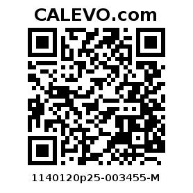 Calevo.com Preisschild 1140120p25-003455-M