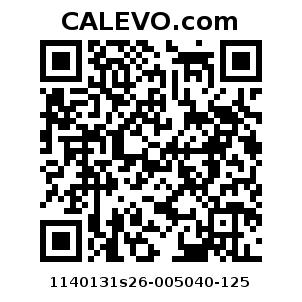Calevo.com Preisschild 1140131s26-005040-125