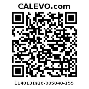 Calevo.com Preisschild 1140131s26-005040-155