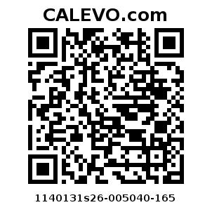 Calevo.com Preisschild 1140131s26-005040-165