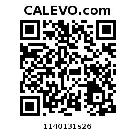 Calevo.com Preisschild 1140131s26