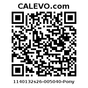 Calevo.com Preisschild 1140132s26-005040-Pony