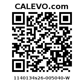 Calevo.com Preisschild 1140134s26-005040-W