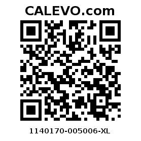 Calevo.com pricetag 1140170-005006-XL