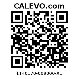 Calevo.com pricetag 1140170-009000-XL
