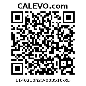 Calevo.com Preisschild 1140210h23-003510-XL