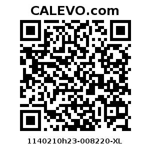 Calevo.com pricetag 1140210h23-008220-XL