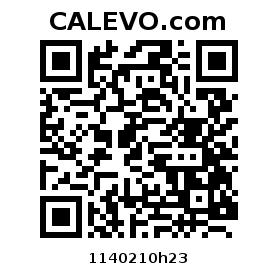 Calevo.com Preisschild 1140210h23