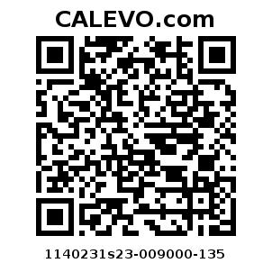 Calevo.com Preisschild 1140231s23-009000-135