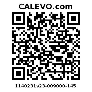 Calevo.com pricetag 1140231s23-009000-145