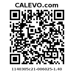 Calevo.com Preisschild 1140305c21-006025-1.40