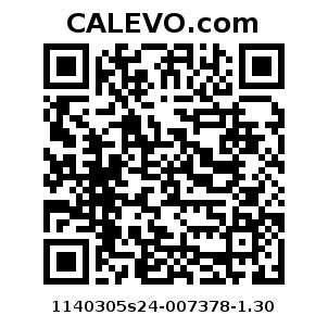 Calevo.com Preisschild 1140305s24-007378-1.30
