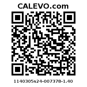 Calevo.com Preisschild 1140305s24-007378-1.40