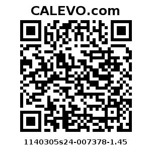 Calevo.com Preisschild 1140305s24-007378-1.45
