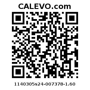 Calevo.com Preisschild 1140305s24-007378-1.60