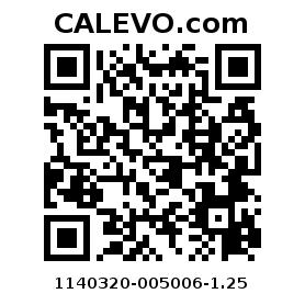 Calevo.com Preisschild 1140320-005006-1.25