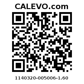 Calevo.com pricetag 1140320-005006-1.60