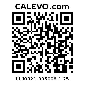 Calevo.com Preisschild 1140321-005006-1.25