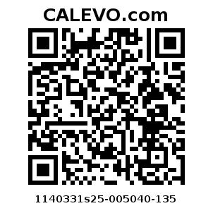 Calevo.com pricetag 1140331s25-005040-135
