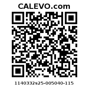 Calevo.com Preisschild 1140332s25-005040-115