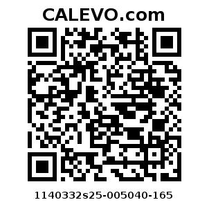 Calevo.com Preisschild 1140332s25-005040-165