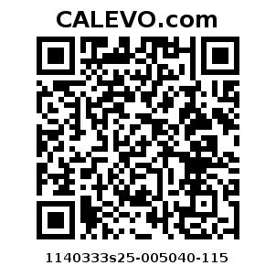 Calevo.com Preisschild 1140333s25-005040-115