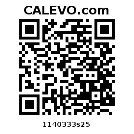 Calevo.com Preisschild 1140333s25