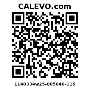 Calevo.com Preisschild 1140334w25-005040-115