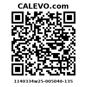 Calevo.com Preisschild 1140334w25-005040-135