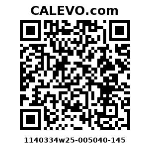 Calevo.com Preisschild 1140334w25-005040-145