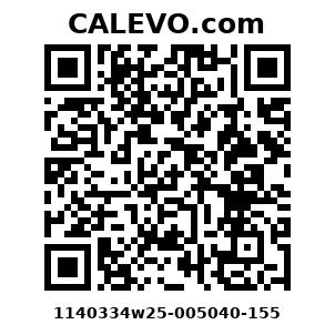 Calevo.com Preisschild 1140334w25-005040-155