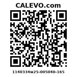 Calevo.com Preisschild 1140334w25-005040-165