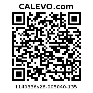Calevo.com Preisschild 1140336s26-005040-135