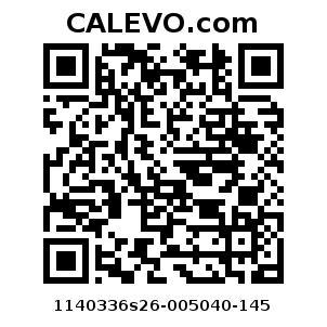 Calevo.com Preisschild 1140336s26-005040-145