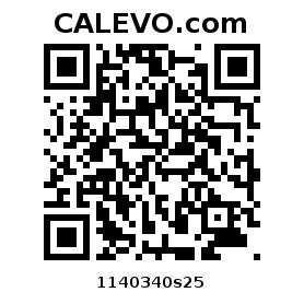 Calevo.com pricetag 1140340s25