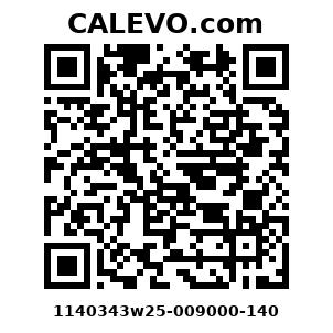 Calevo.com Preisschild 1140343w25-009000-140