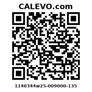 Calevo.com Preisschild 1140344w25-009000-135