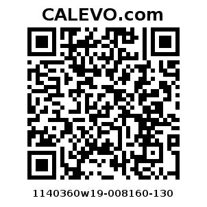 Calevo.com Preisschild 1140360w19-008160-130