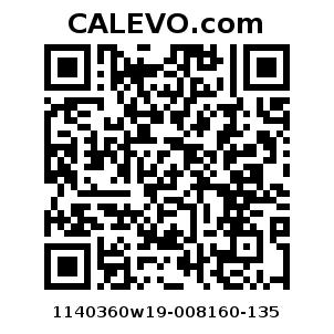 Calevo.com Preisschild 1140360w19-008160-135