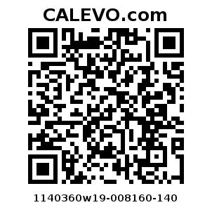 Calevo.com Preisschild 1140360w19-008160-140