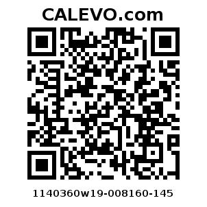 Calevo.com Preisschild 1140360w19-008160-145