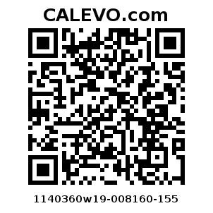 Calevo.com Preisschild 1140360w19-008160-155