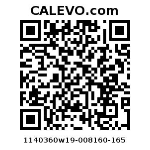 Calevo.com Preisschild 1140360w19-008160-165